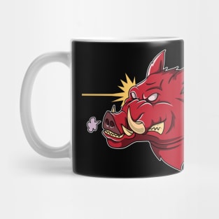 Angry Boar Head Mug